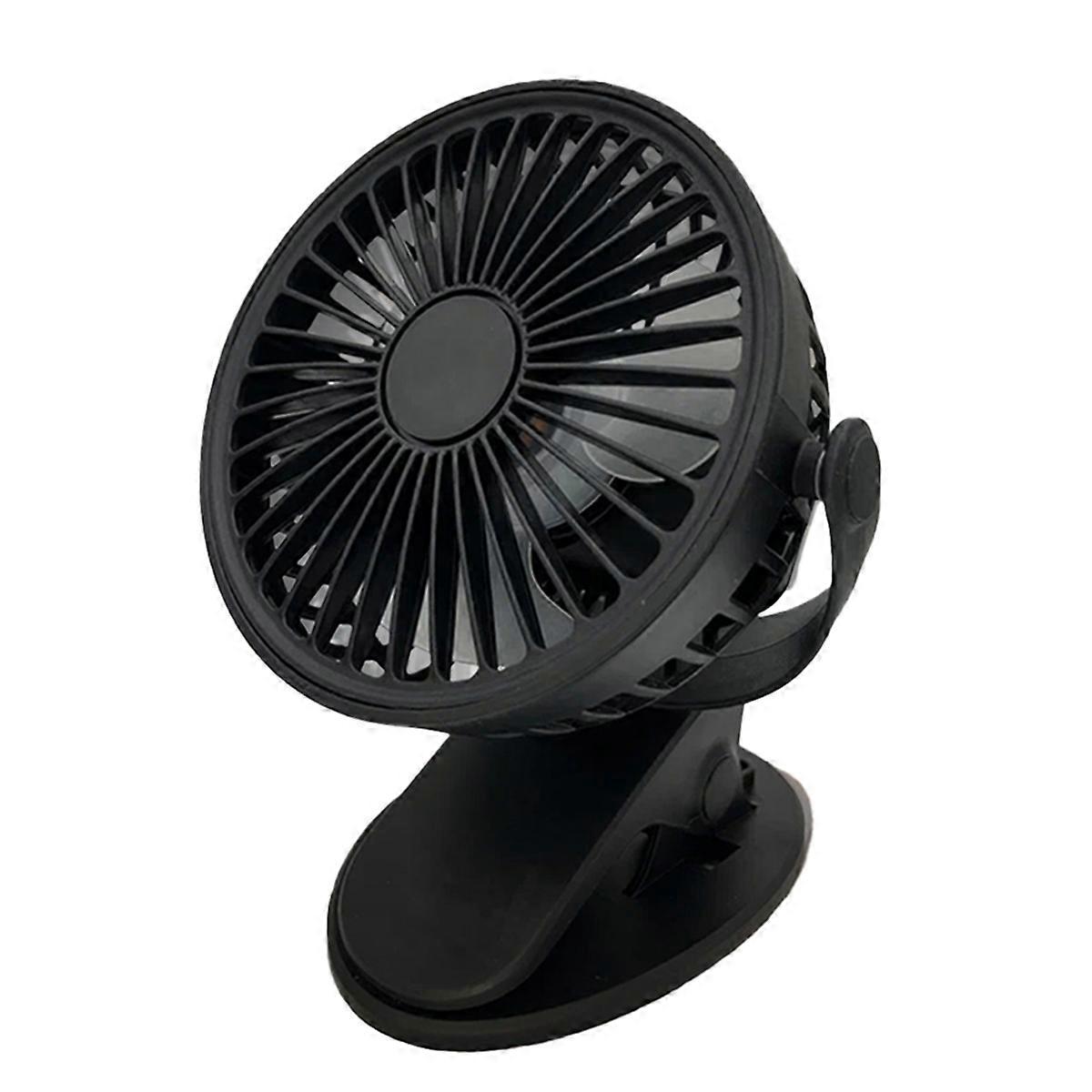 Rotating Clip Fan,Portable Mini Fan with 3 Speed Settings