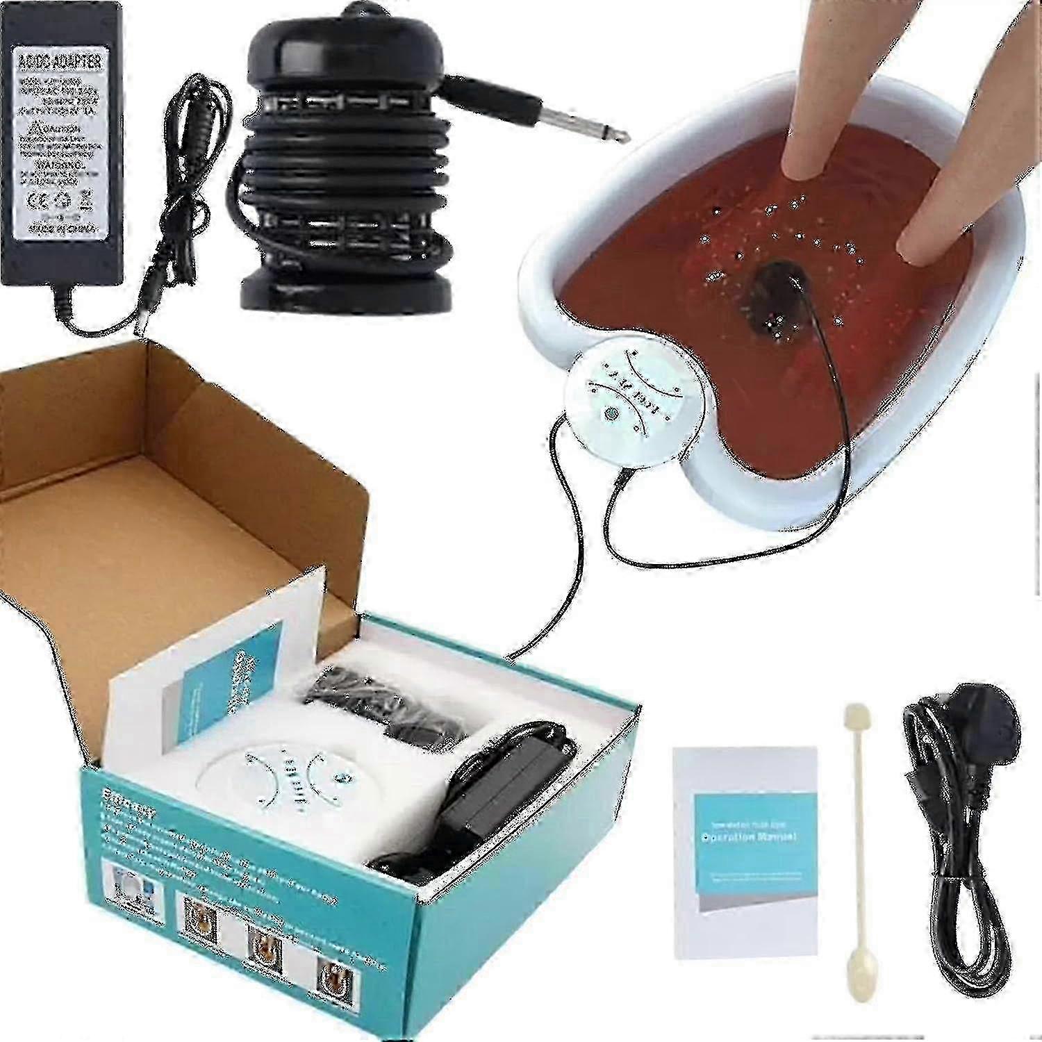 Detoxify Your Feet with an Ionic Foot Spa Machine for Home Use and Cleanse from Harmful Substances
