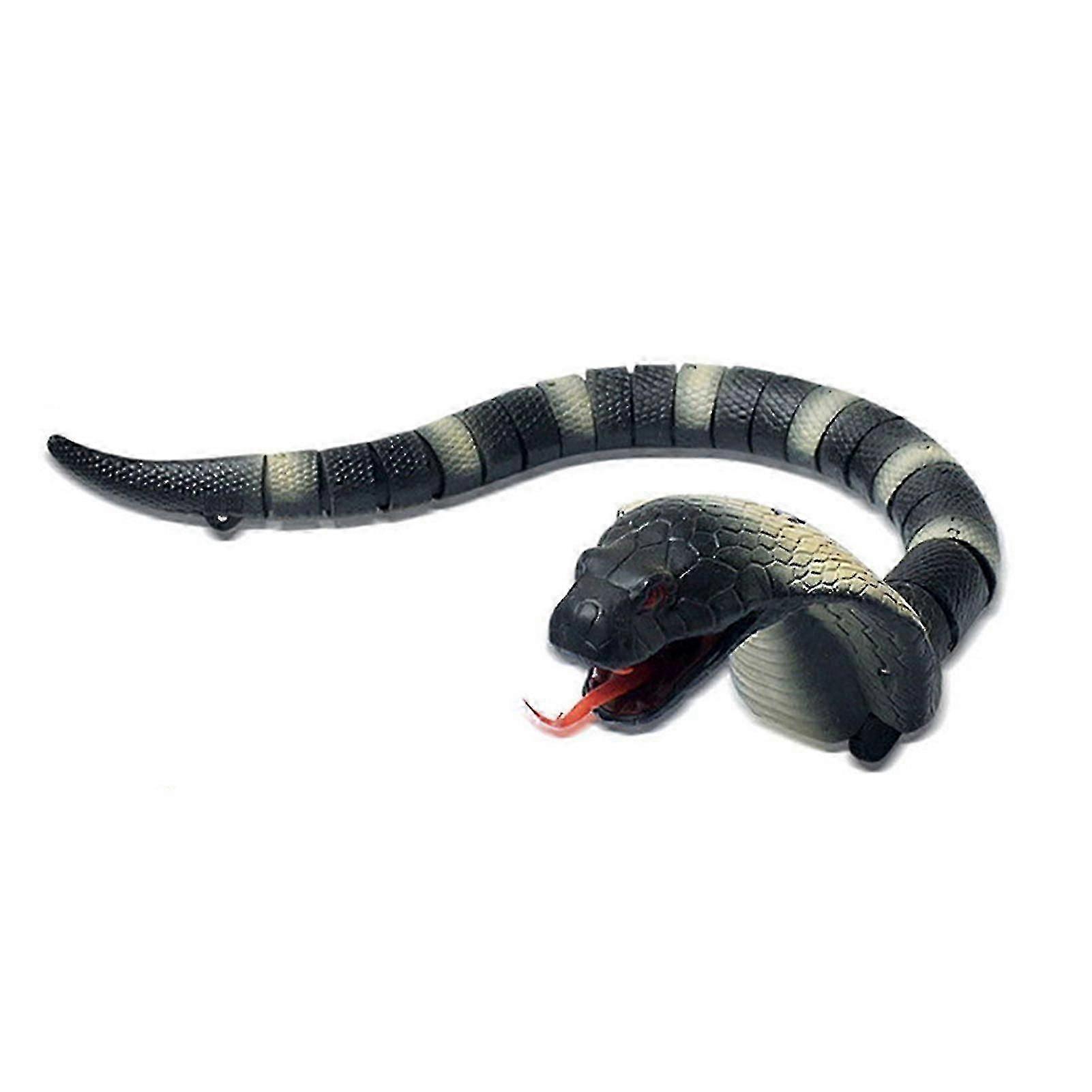 Rattle Snake Toy Realistic Rechargeable Rattlesnake With Remote Control Horror Tricky Desktop