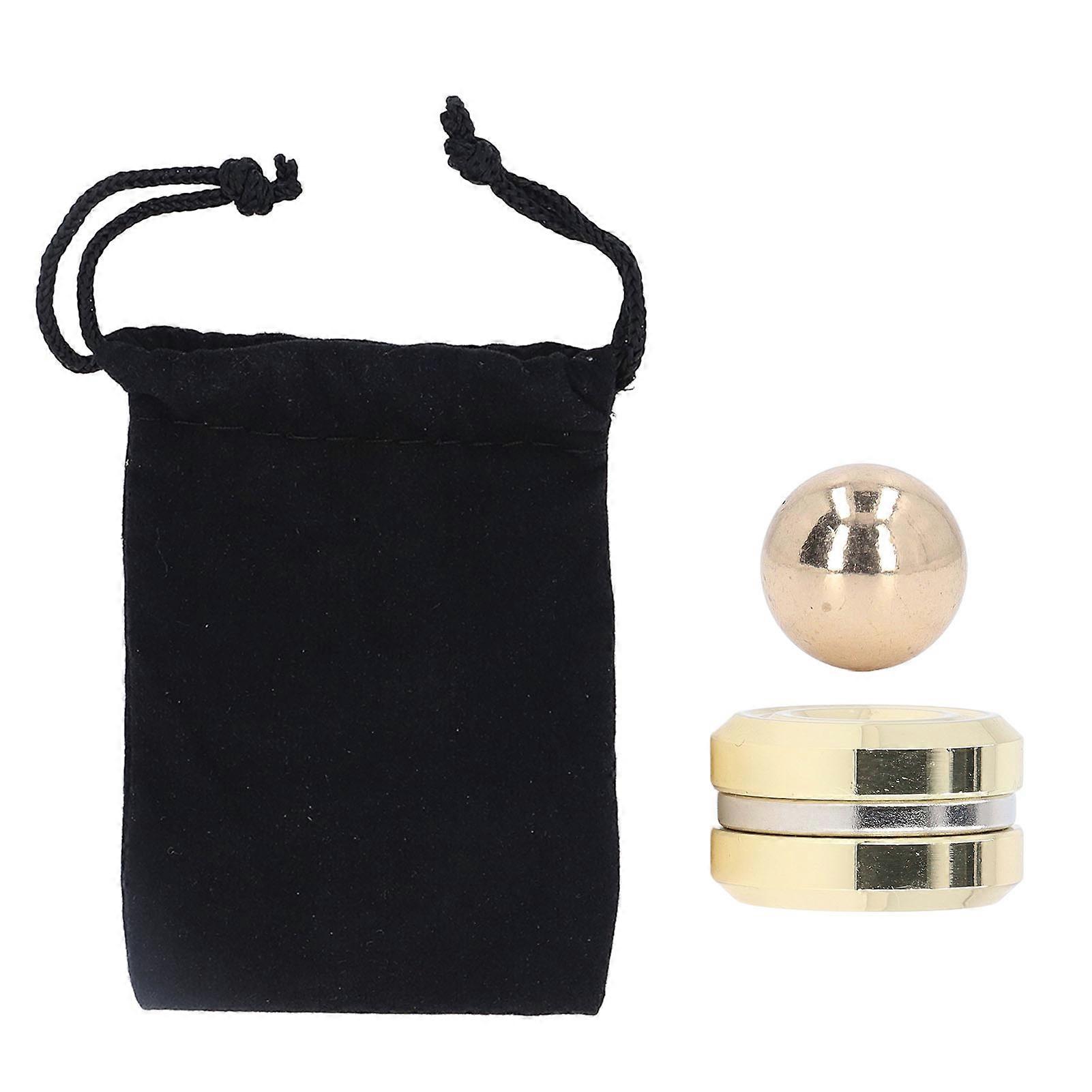 Magnetic Fingertip Gyroscope Round Shaped Reduce Anxiety Keep Focusing Rotating Metal Decompression Toy