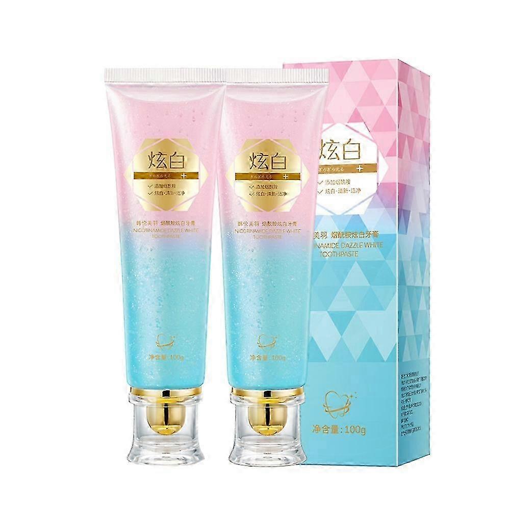 1-3X Niacinamid Whitening Zahnpasta,Natürliche Niacinamid Zahnpasta,Zahnaufhellung