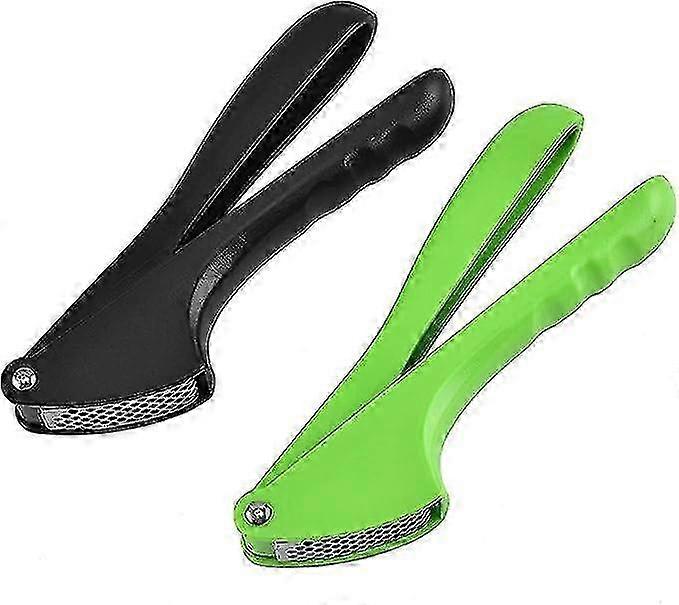 Stainless Steel Garlic Press 2pcs Practical Kitchen Utensils