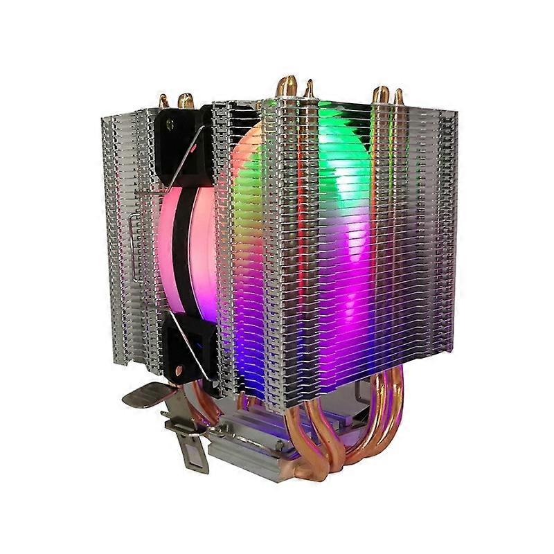 COOL STORM CT-4U-9cm Heat Pipe Dual-Tower CPU Radiator Copper Pipe 9 Cm Fan For Intel/AMD Platform Specification: Aurora Single Fan 3 Line