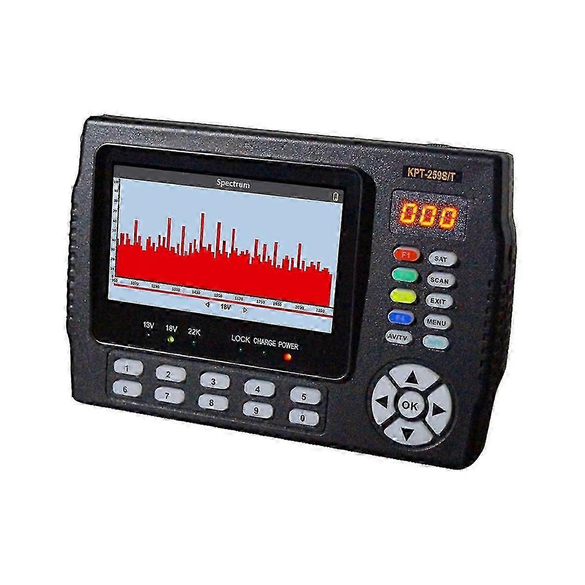 Kpt-259st Dvb-s2 Dvb-t2 Dvb-c Satellite Findersmeter Hd Satellite Tv Receiver Spectrum Analysis Bet