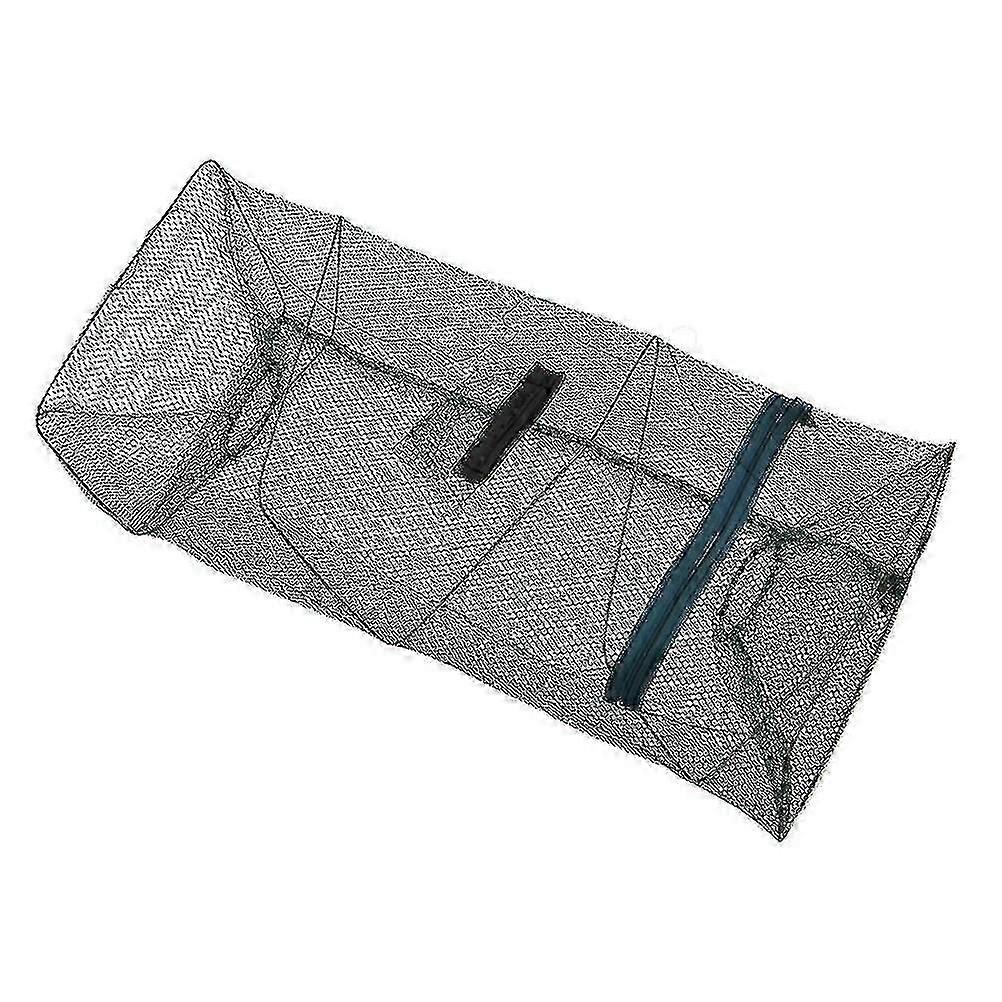 Folded Fishing Net Trap Portable Zipper Bait For Shrimp