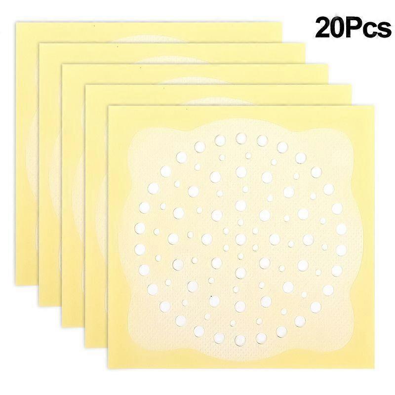 20Pcs Disposable Floor Drain Stickers Shower Hair Catcher Filter Mesh Kitchen Bathroom Sewer Anti-Block Filter Sink Drain CoverCraft Pipe Cleaners