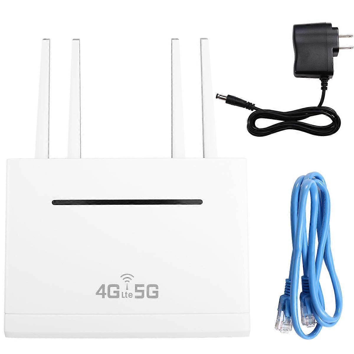 4G WIFI Router 300Mbps Wireless Home Router 4 External Antenna 4G SIM Card WiFi Router US Plug