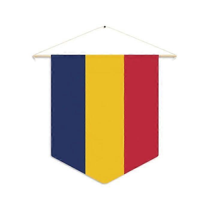 Flag - Chad - 30 x 45 cm - Polyester - Double-sided printing - Accessories included