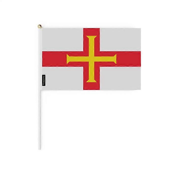 Miniature Flag - Guernsey - 30 x 45 cm - 100 pieces - Polyester - Double-Sided