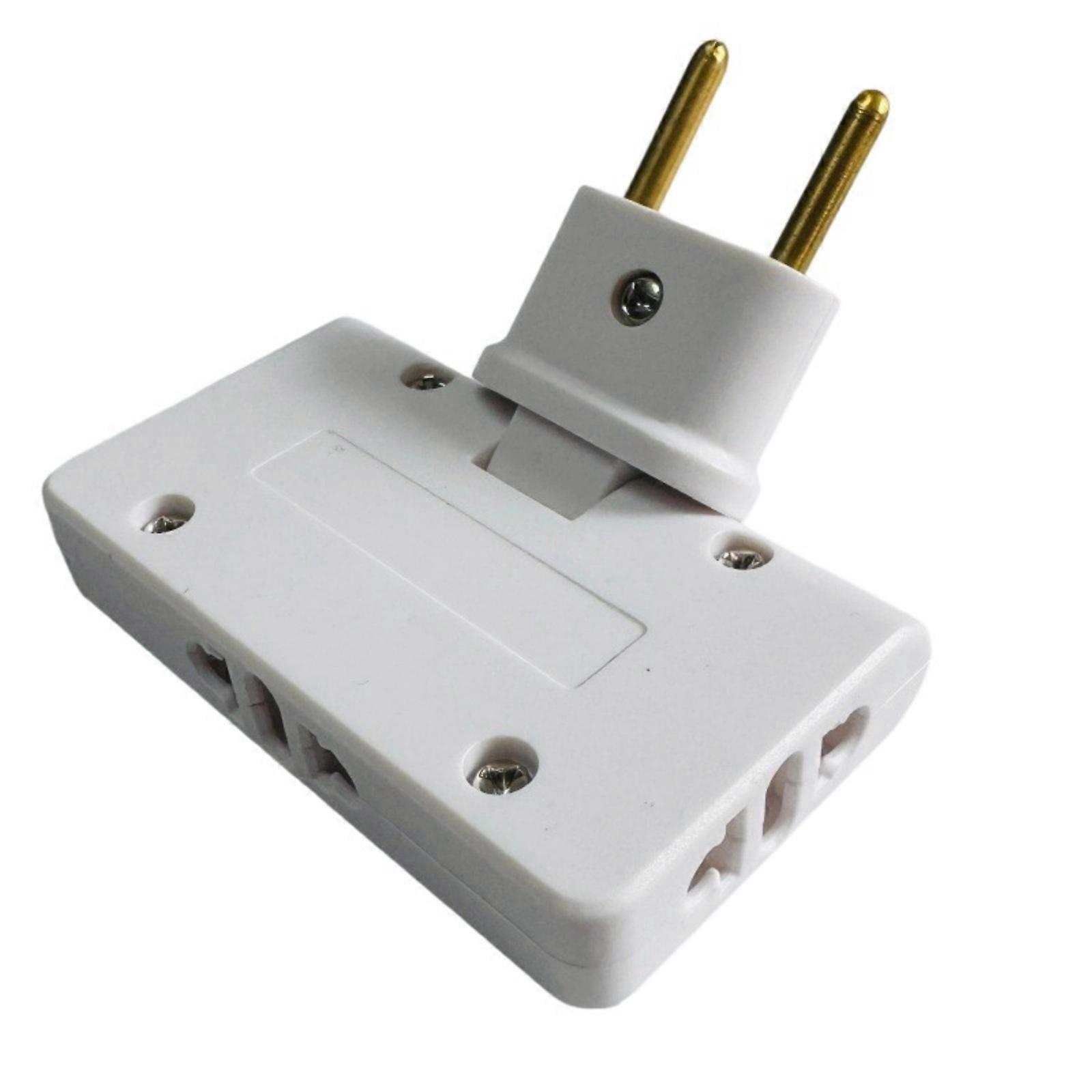 Rotation Plug Eu Converters One In Three 180 Degree Extension Plug Wireless Outlet Adapter Convenient For Mobile Phone White