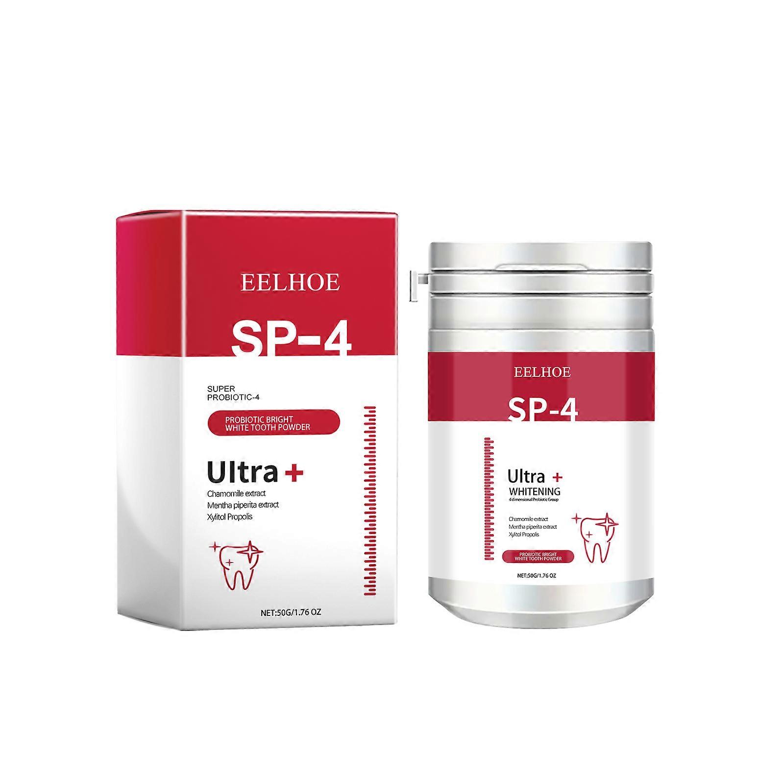 Probiotic Whitening Tooth Powder, Deep Cleans Stains and Tartar, Whitens Teeth, Freshens Breath, and Cares for Gum