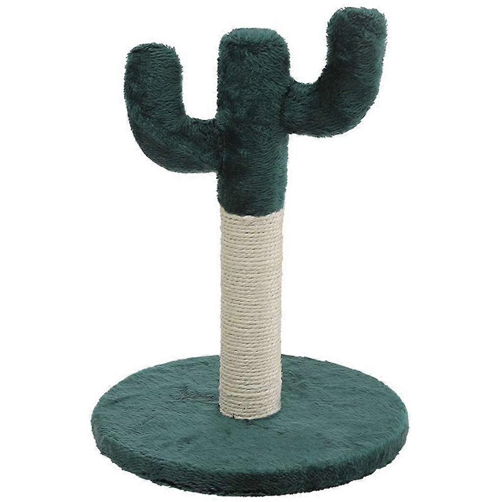 Cactus Shape Cat Scratching Post Kitten Tower Scratcher Poles Activity Toys
