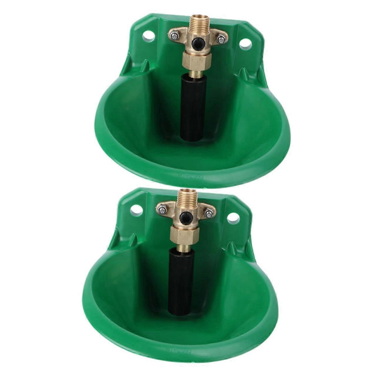 Automatic Animal Water Bowl Set with Copper Valve for Lambs, Goats, and Cows, Leak-Proof Drinking Troughs for Easy Use