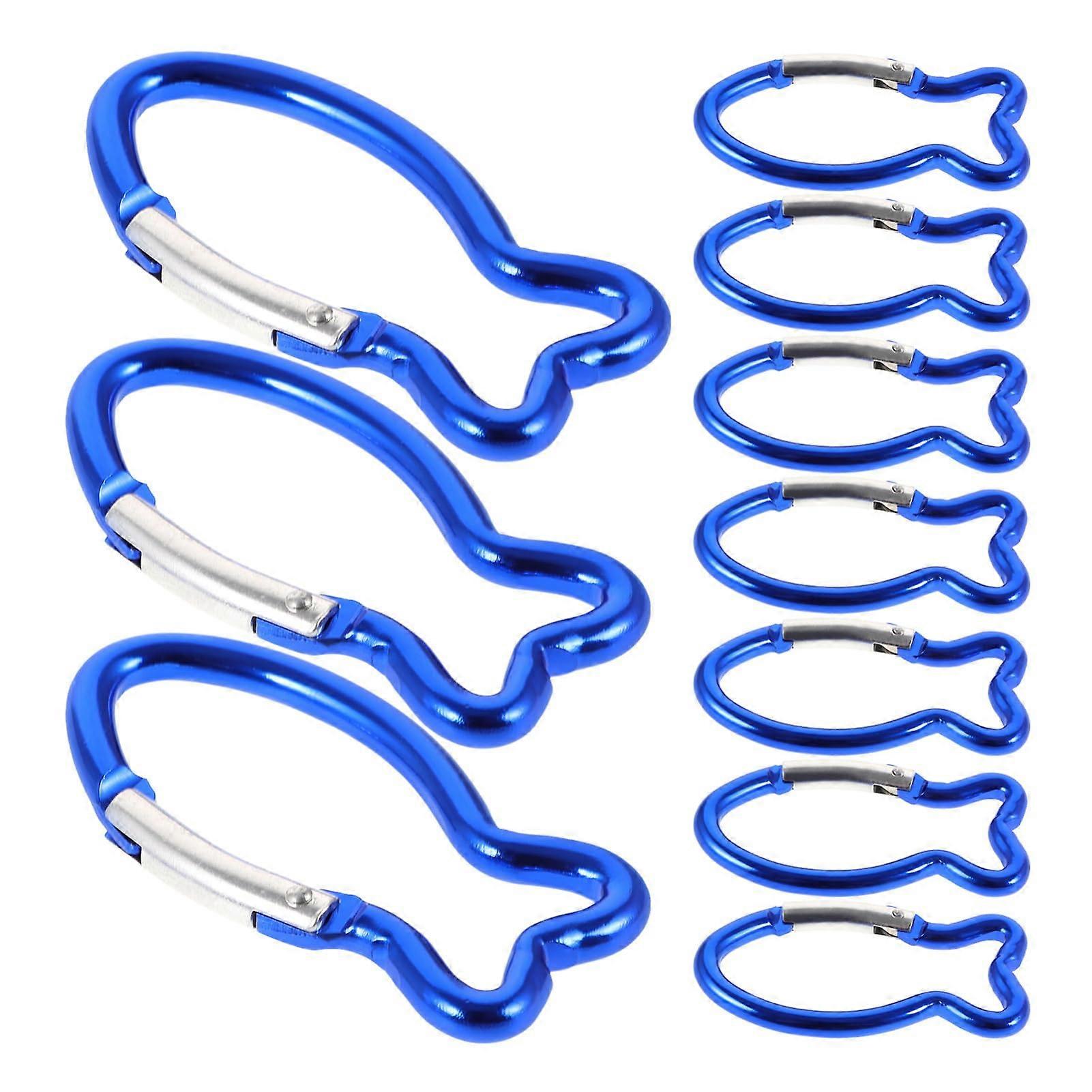 Fisch Karabiner Klettern: 10Pcs Small Fish Shape 6Cm For Hammocks Swing Dog Leash