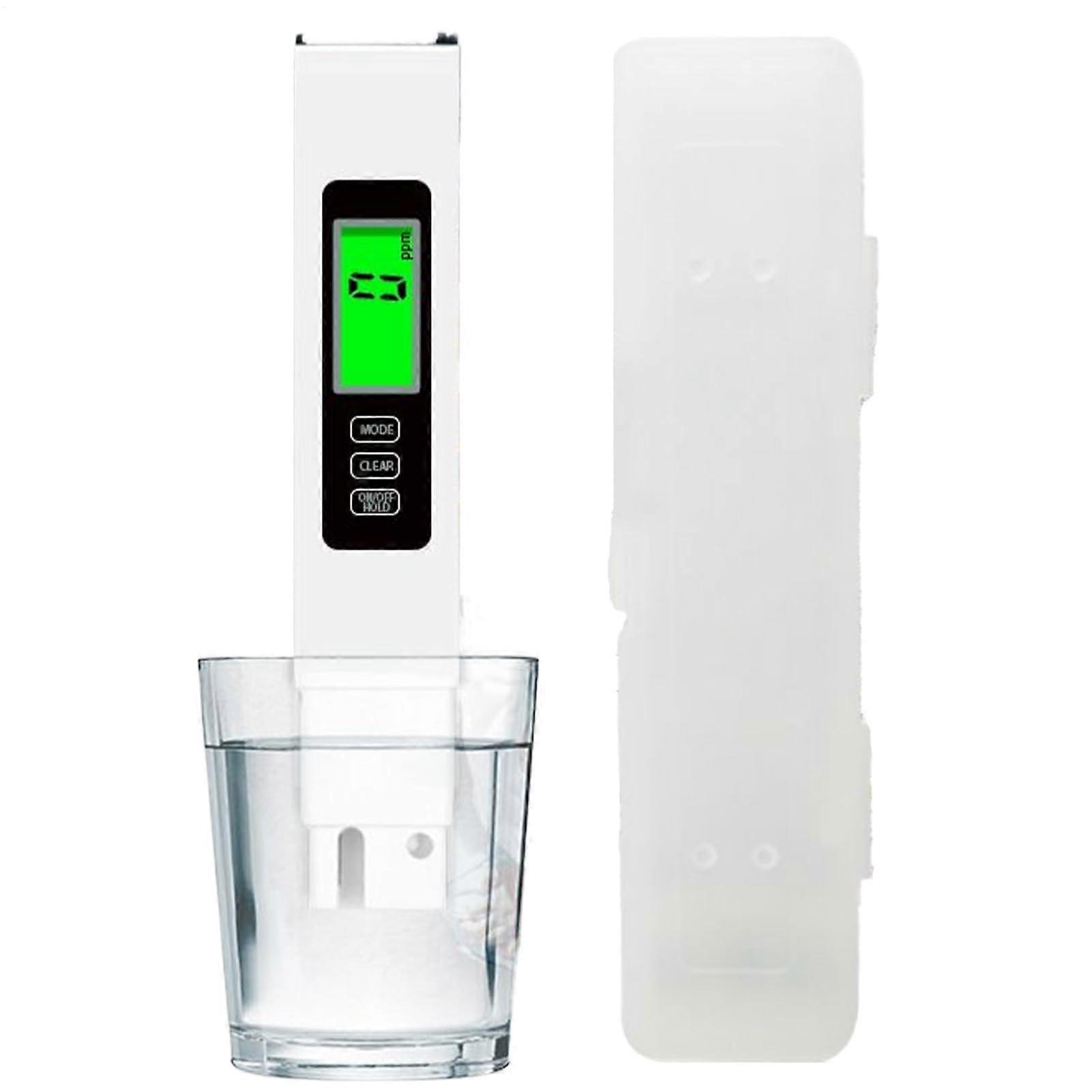 Wasserprfer Digital water quality tester, measuring device with clear display and twocolor backlight for aquarium home pond pool