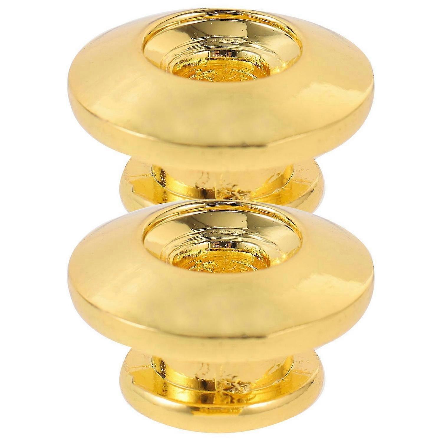 1 set of Replacement Guitar Strap Locks Studs Strap Retainer Ukulele Strap Metal Locks