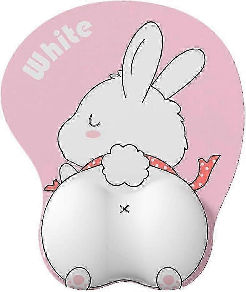 Ergonomic gaming mouse pad designed for pain relief, featuring a non-slip base and wrist support, perfect for use with various brands, suita