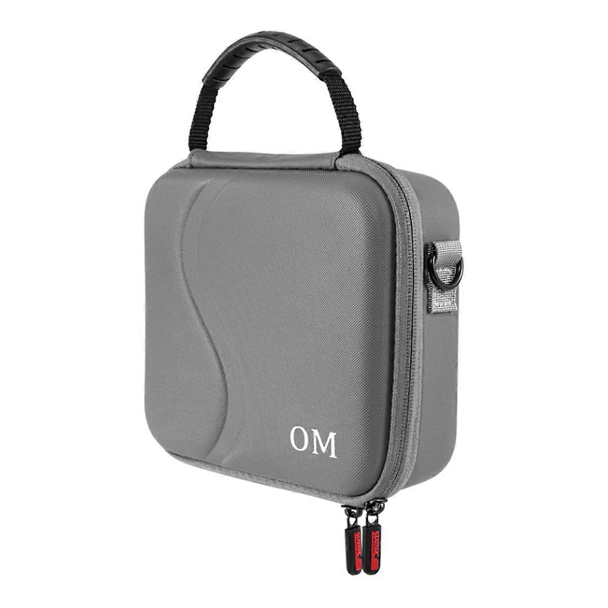 STARTRC for DJI OM 7P Carrying Case Portable PU Shoulder Bag for DJI Osmo Mobile 7 Travel Handbag with Accessory Storage