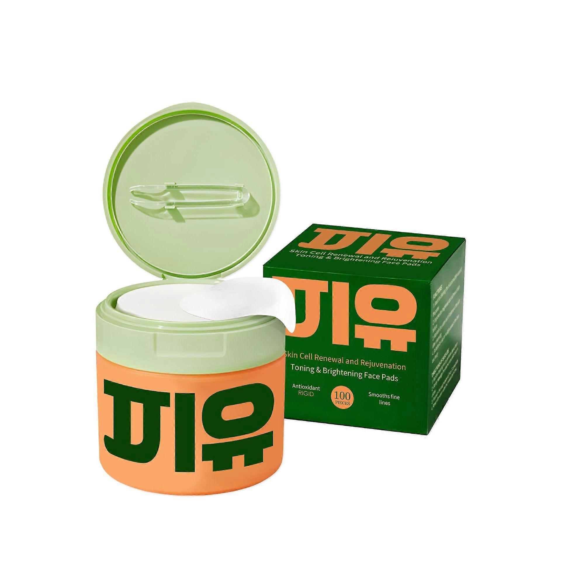 100pcs Brightening & Anti-Aging Face Pads - Renews Skin Cells, Reduces Fine Lines & Antioxidant Protection for All Skin Types - Toning & Firming