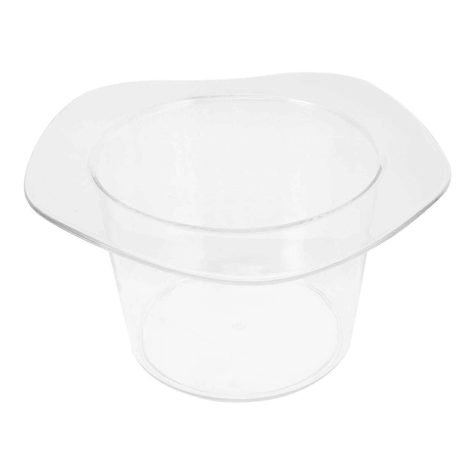 Clear Acrylic Ice Bucket for Bars & Parties – Smooth, Easy to Clean Design, Ideal for Drinks, Wine, and Snacks