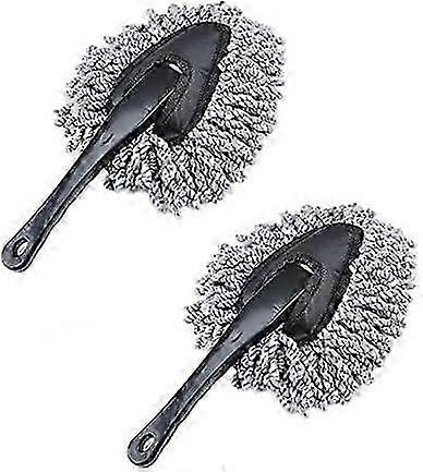 2 Pack Microfiber Car Dash Duster Brush for Car, Home, Kitchen Cleaning