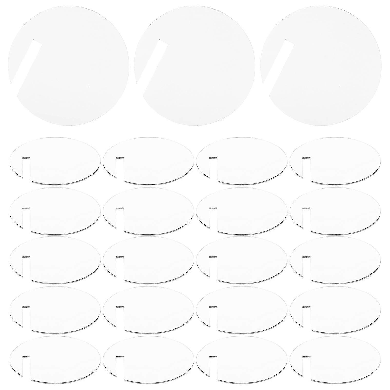 Drink Markers, Acrylic Wine Glass Tags with Space-Saving Features