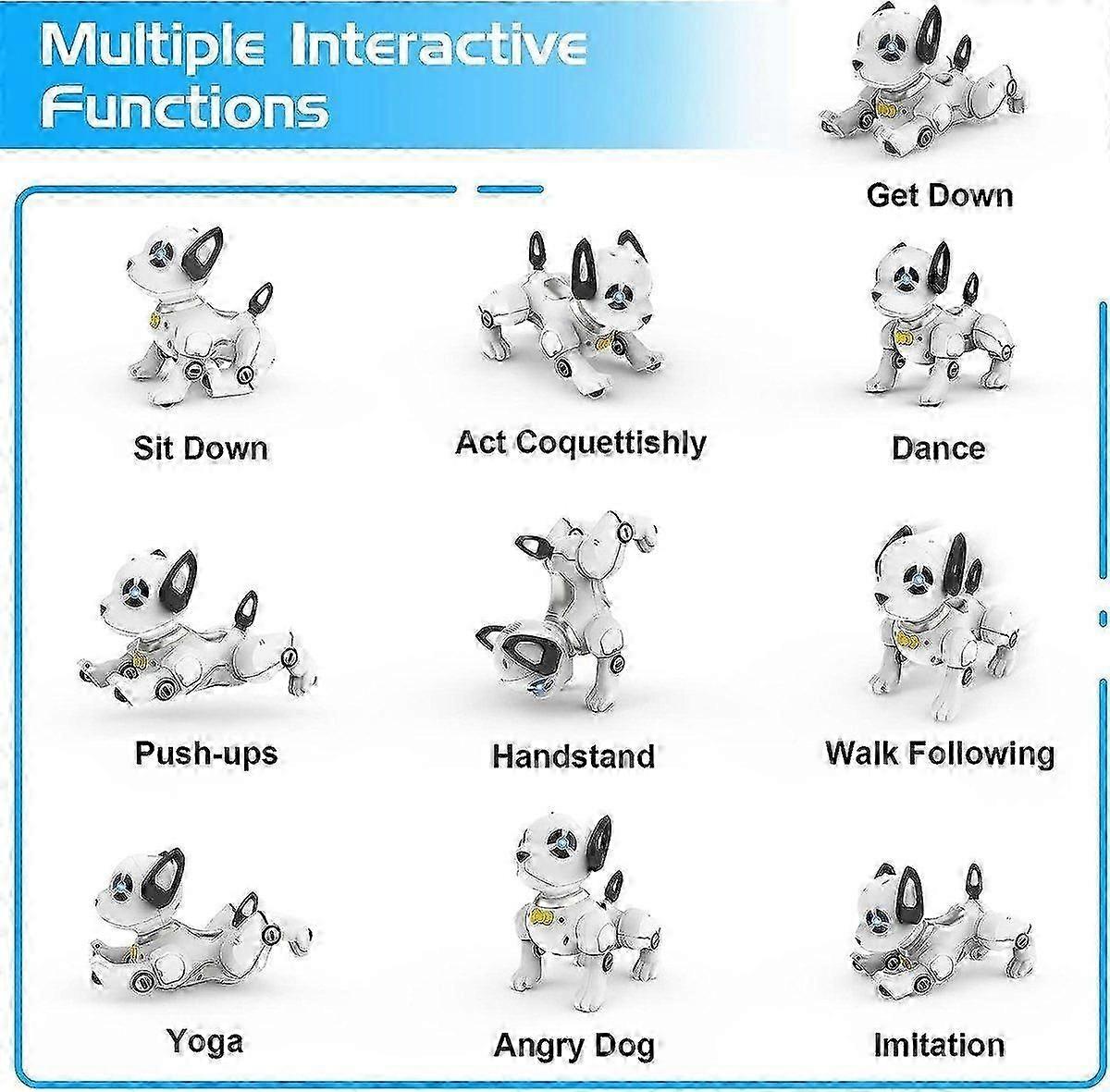 Programmable Smart Interactive Robotic Dog - Rc Pet Companion