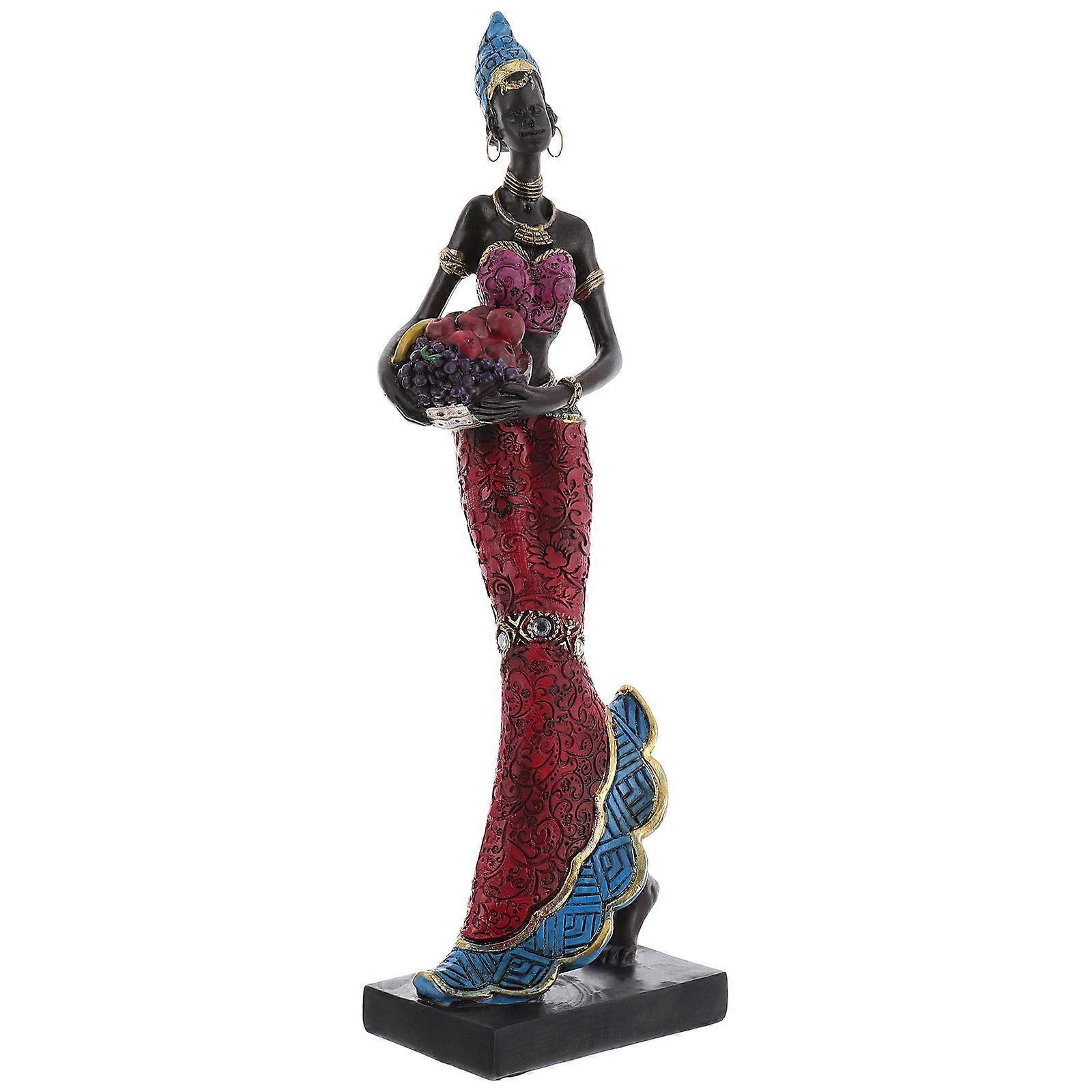 Classic Ethnic Statuettes, Resin Material, Versatile Decor Item