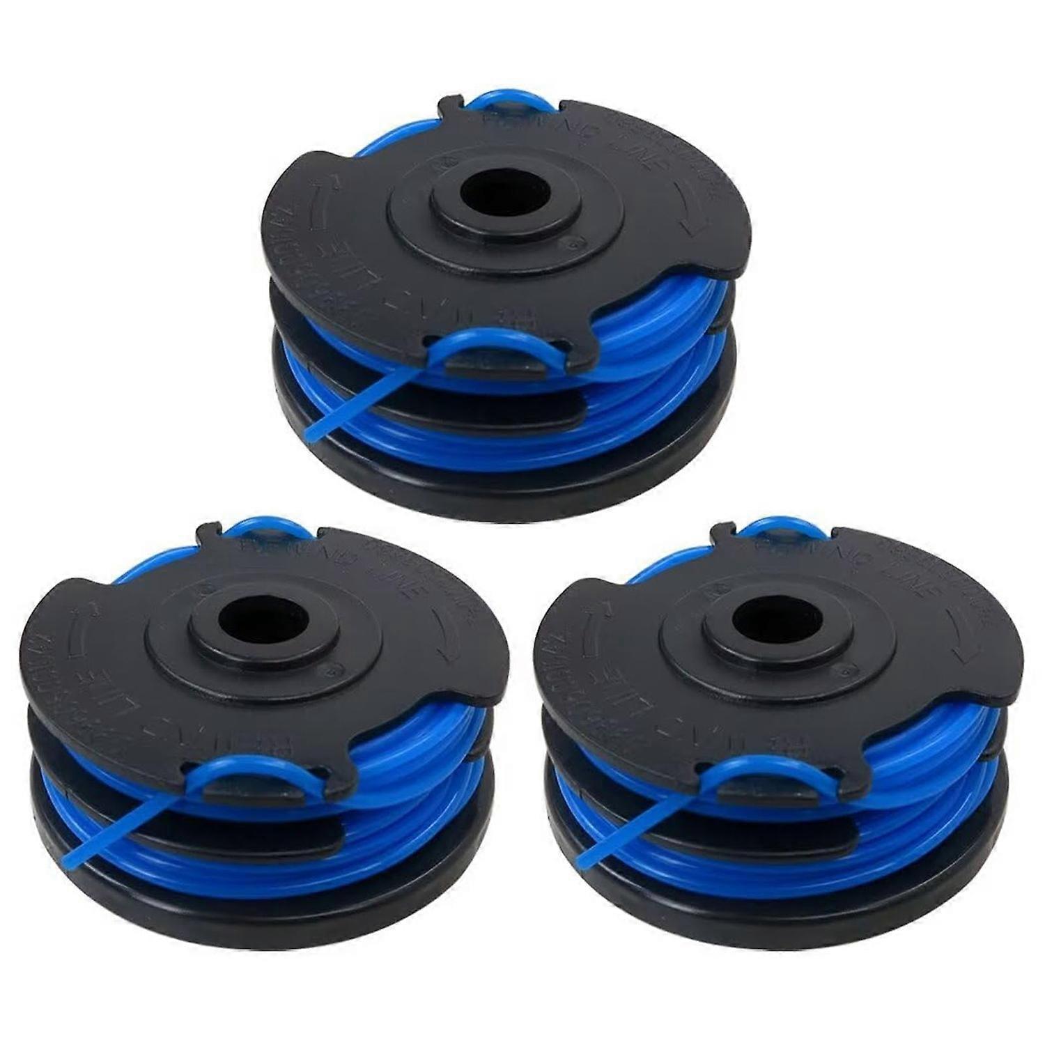 3PCS TLG-03 TLK-01 Nylon Wire Spools for Kobalt KST 120X-06 120X 40V Lawn Mower Trimming Head