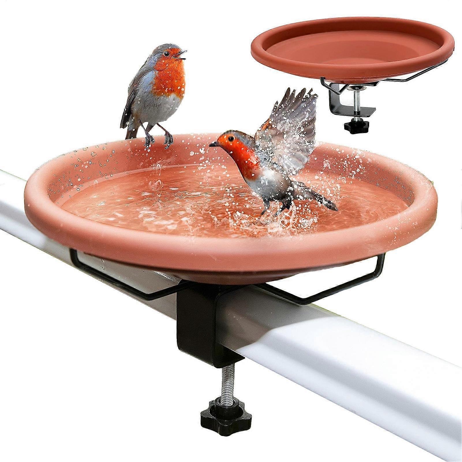 Hanging Bird Bath for Garden Decoration PP Adjustable Removable