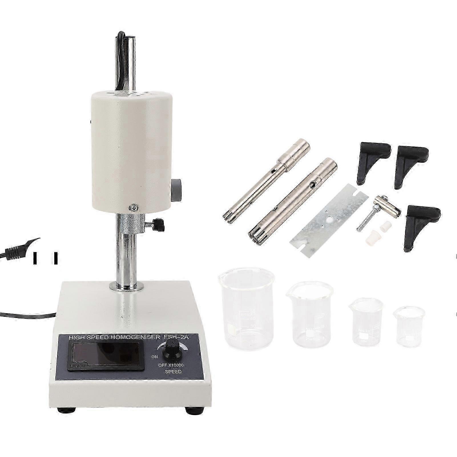 800022000Rpm Adjustable High Speed Homogenizer Laboratory Disperser Emulsifier Homogenizer For 51000ml Us Plug 110v