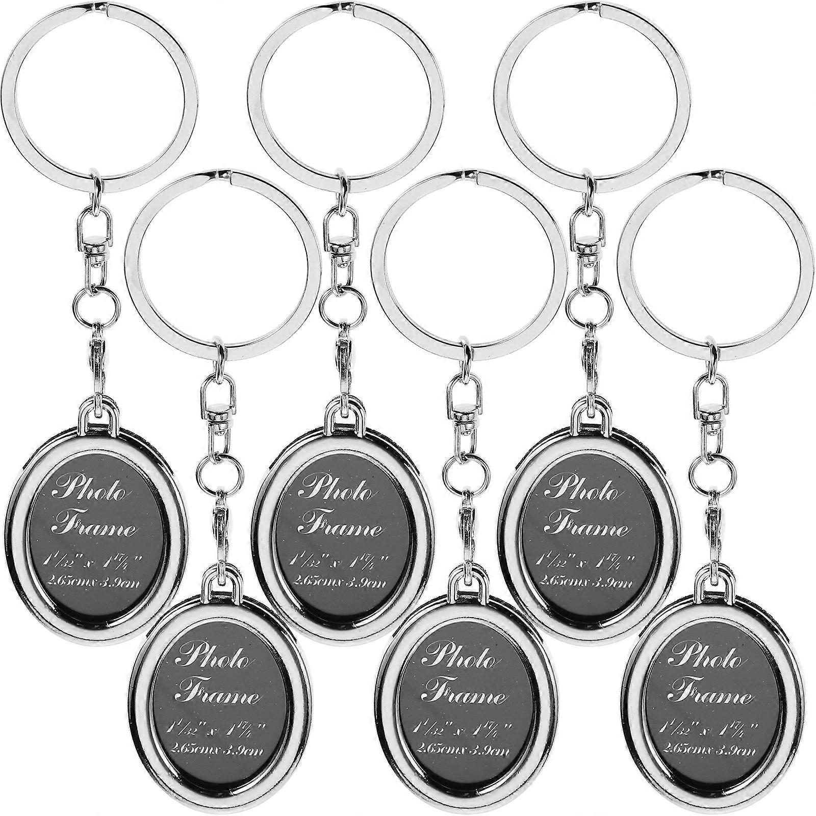 Miniature Photo Keychains, Capturing Moments in Elegant Metal Design, Practical Size