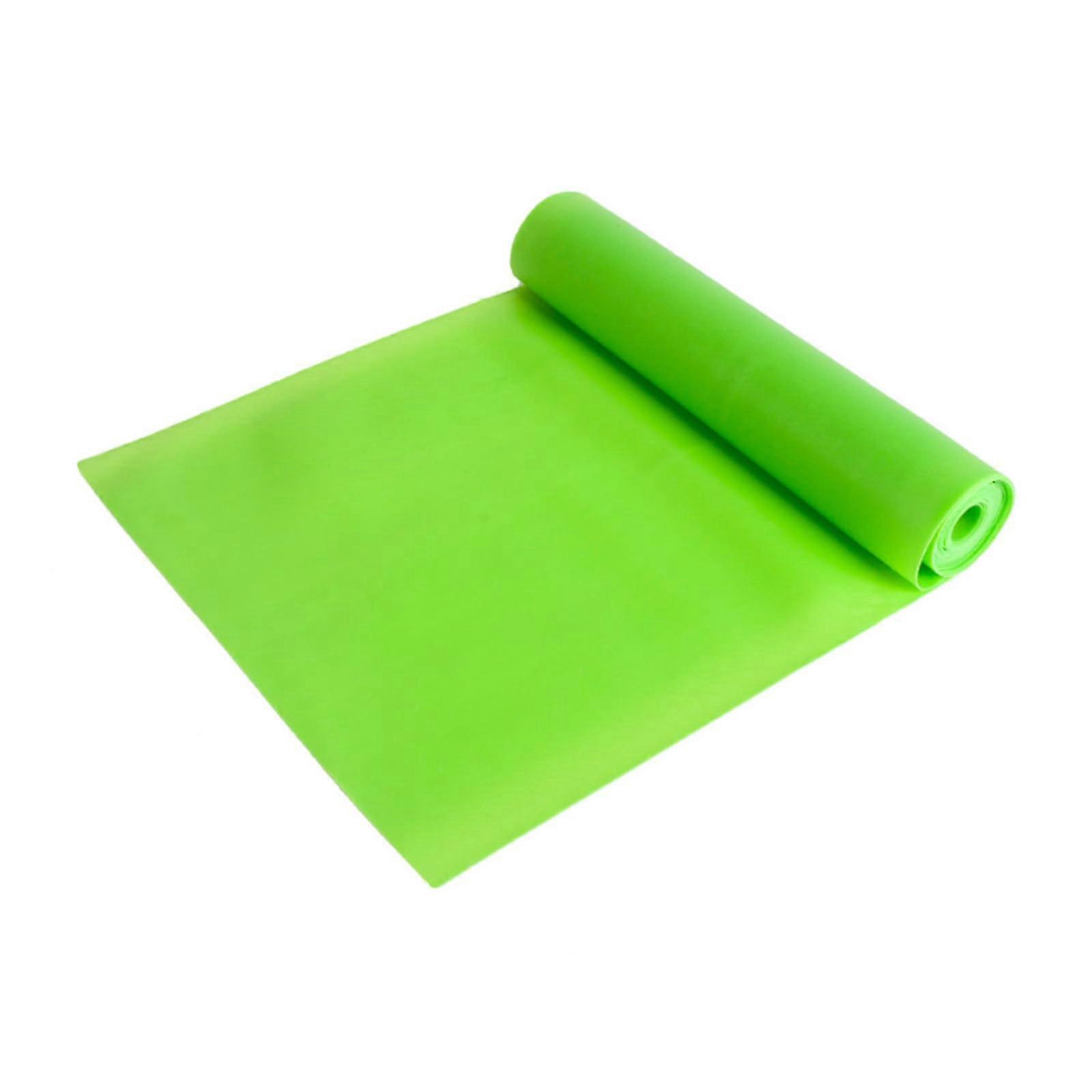 Stretch Resistance Exercise Fitness Band 1.50m Length Green Home Gym Strength Training Band