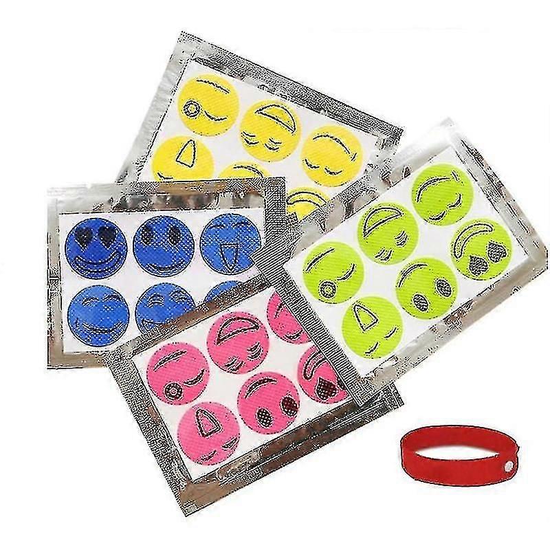 300pcs Smiley Mosquito Repellent Insect Repellent Stickers