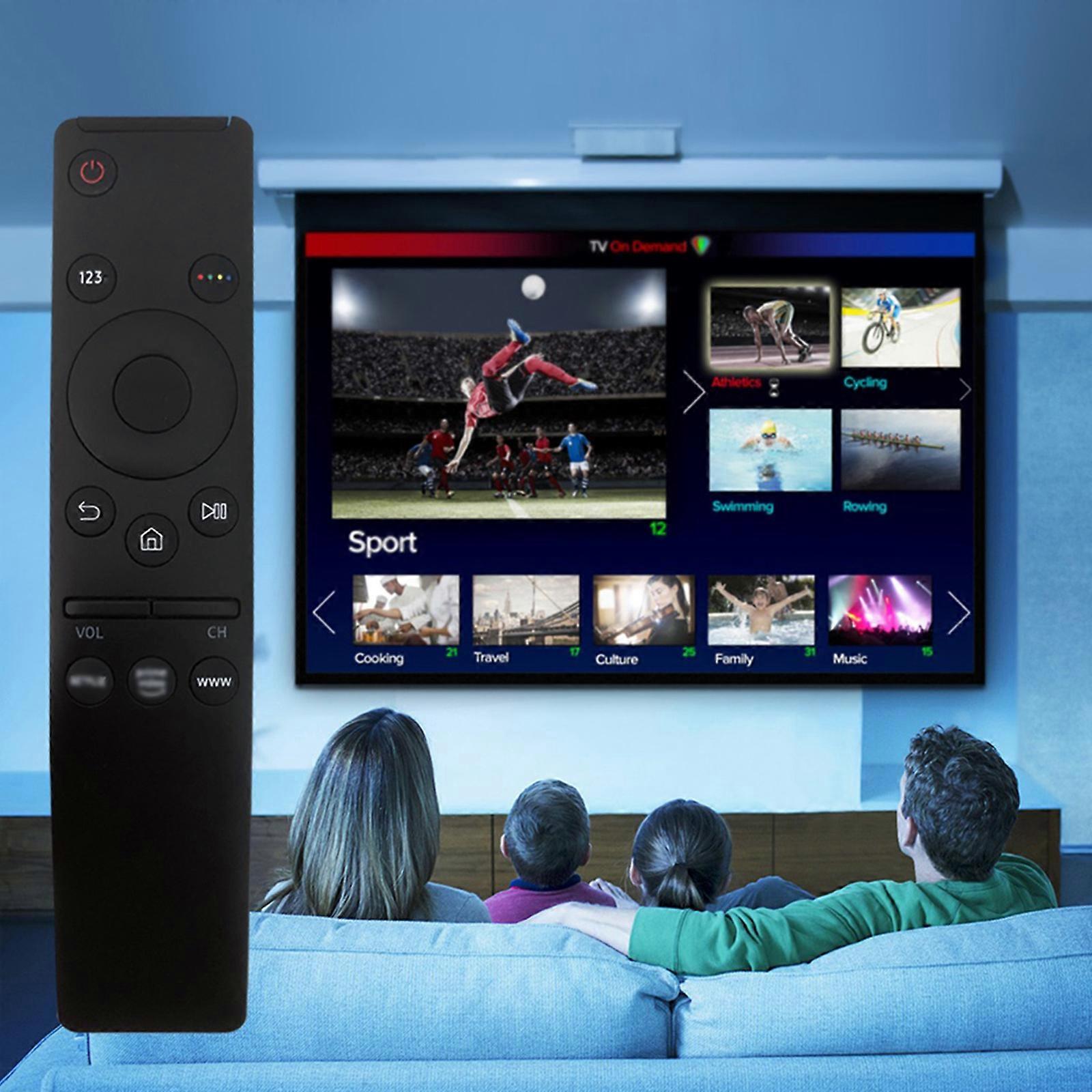 Universal TV Remote Control - Compatible with Samsung Models, Ergonomic Design, 8m Range