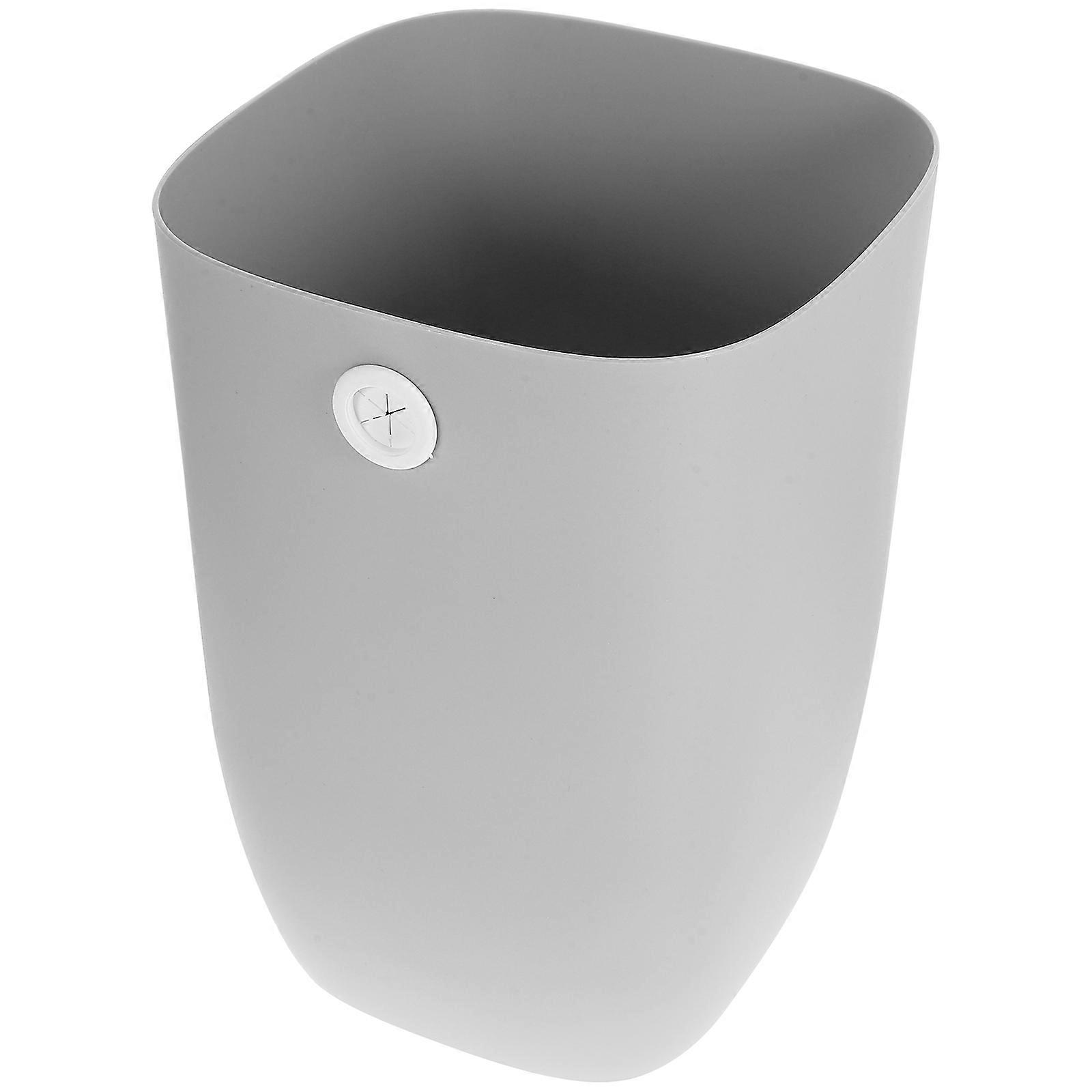 Dorm Trash Can Garbage Can Large Capacity Simple Shape Open Top Design PP 27.50X19.50X19.50CM 1Pack