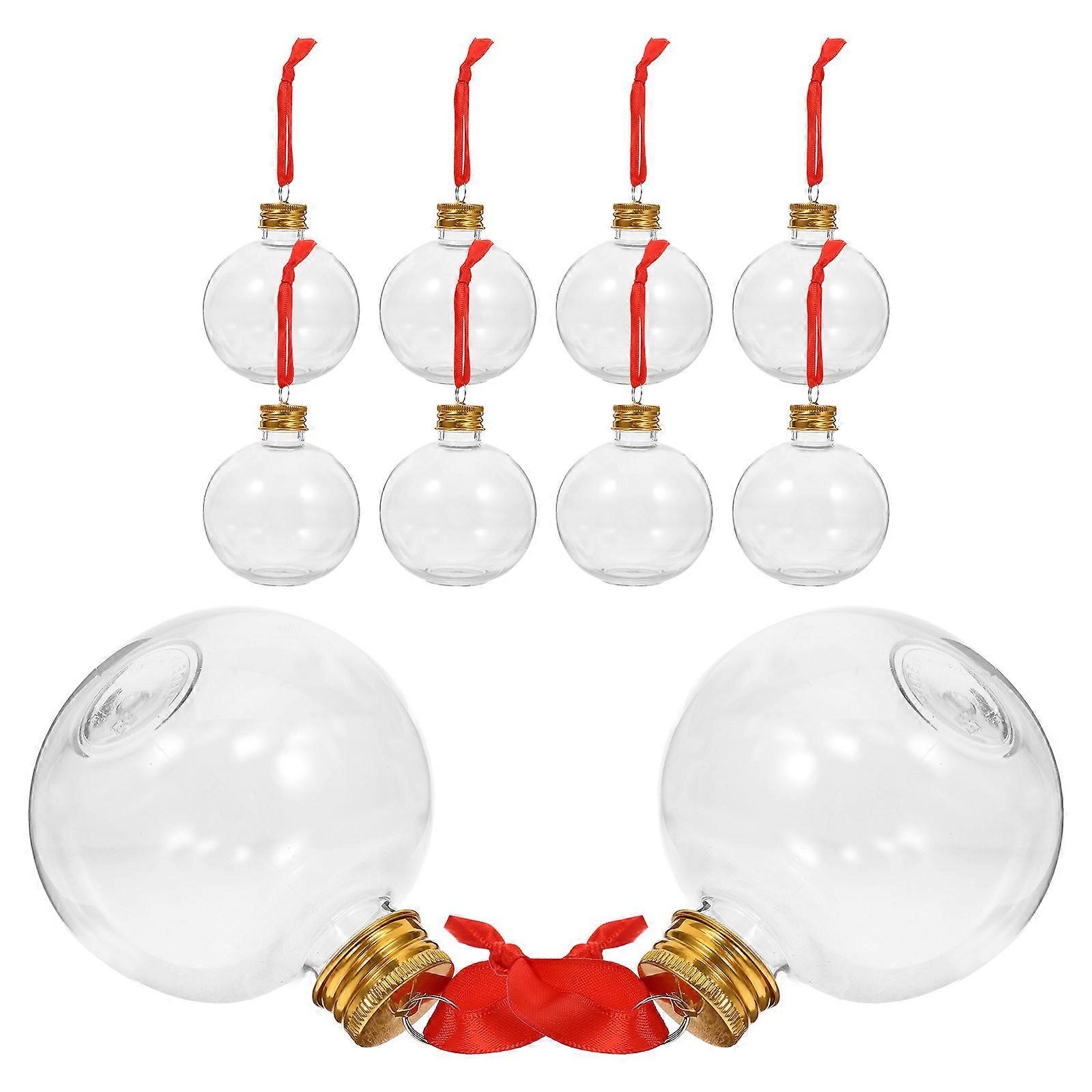 Bottle Decorations Balls Craft Light Bulbs Leak-Proof Spill-Proof General Users 10Pcs