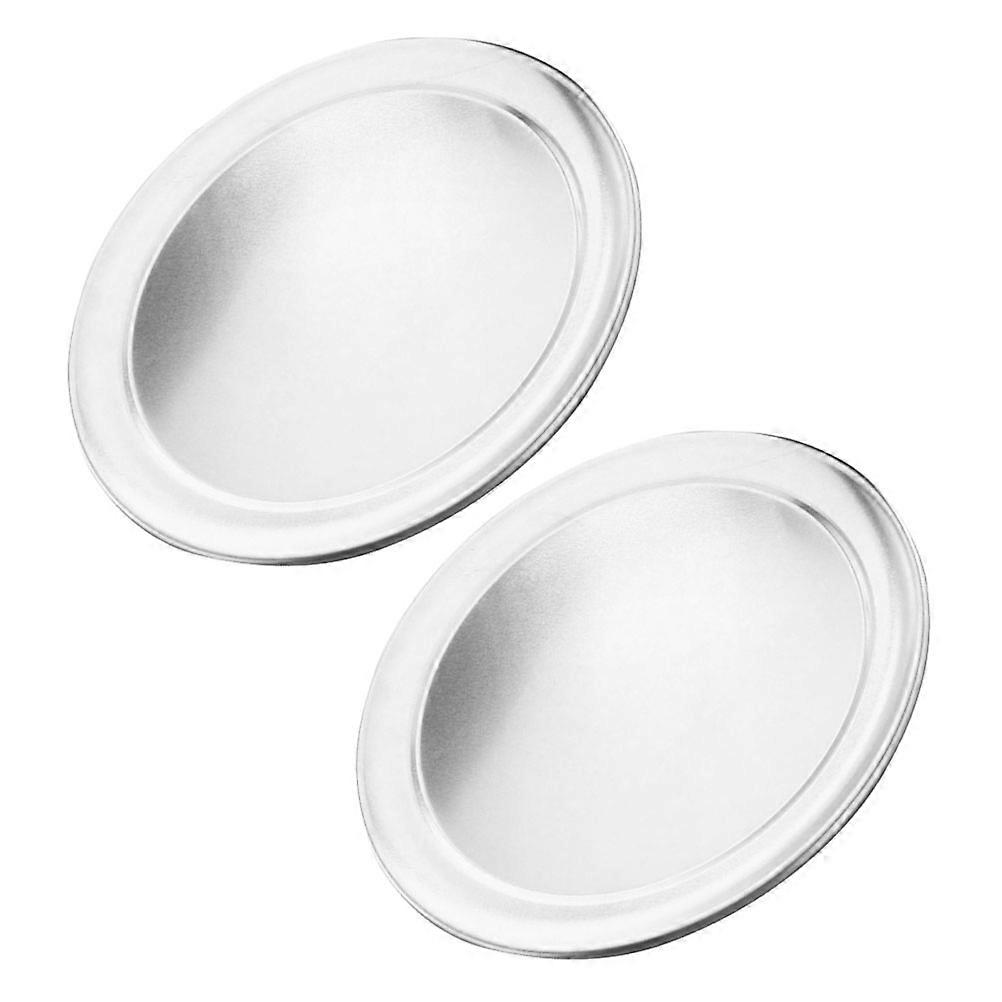 Nonstick Aluminum Pizza Pan Round Baking Tray with Wide Rim for Even Heat Distribution, Versatile for Pizzas, Cakes, and Cookies