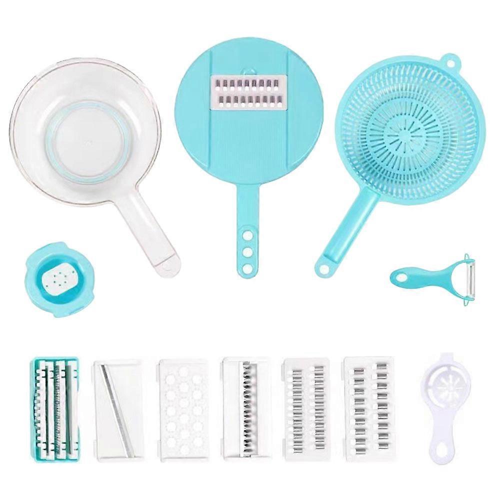 Vegetable And Chopper MultiPurpose Cuts Set 11.2 6.7 3.9in Manual Food Chopper 1Set