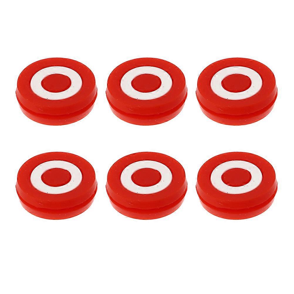 6pcs Silicone Tennis Racket Dampeners for Shock Absorption, Vibration Reduction, and Enhanced Stability and Feel
