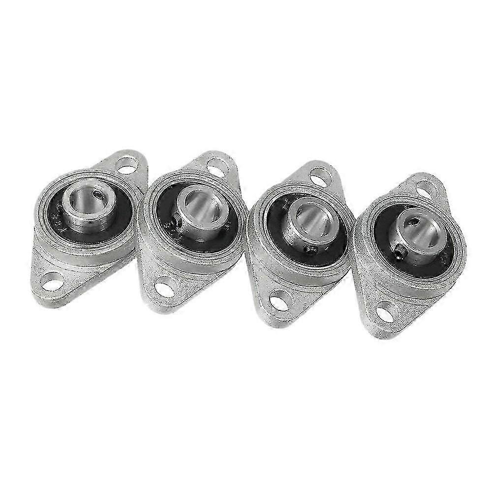 4db párnablokk csapágy 8mm furat átmérőjű cinkötvözet rombos karimás csapágy CNC-hez