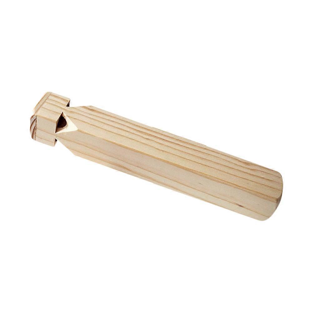 Blowable Whistle Toy Wooden Realistic Style For Children Playtime 7.47X1.18X1.18In 1Pcs