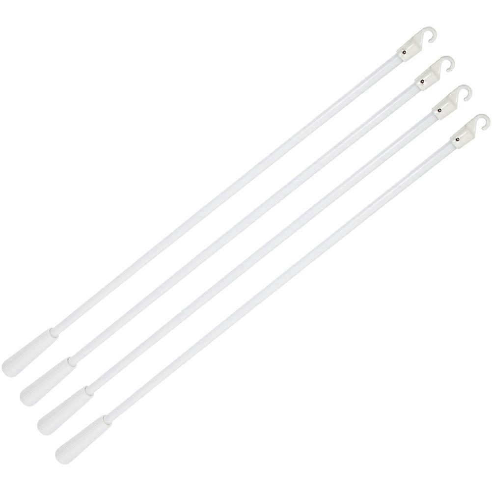 White Fiberglass Blind Accessory Replacement for Window Blinds 4Pcs