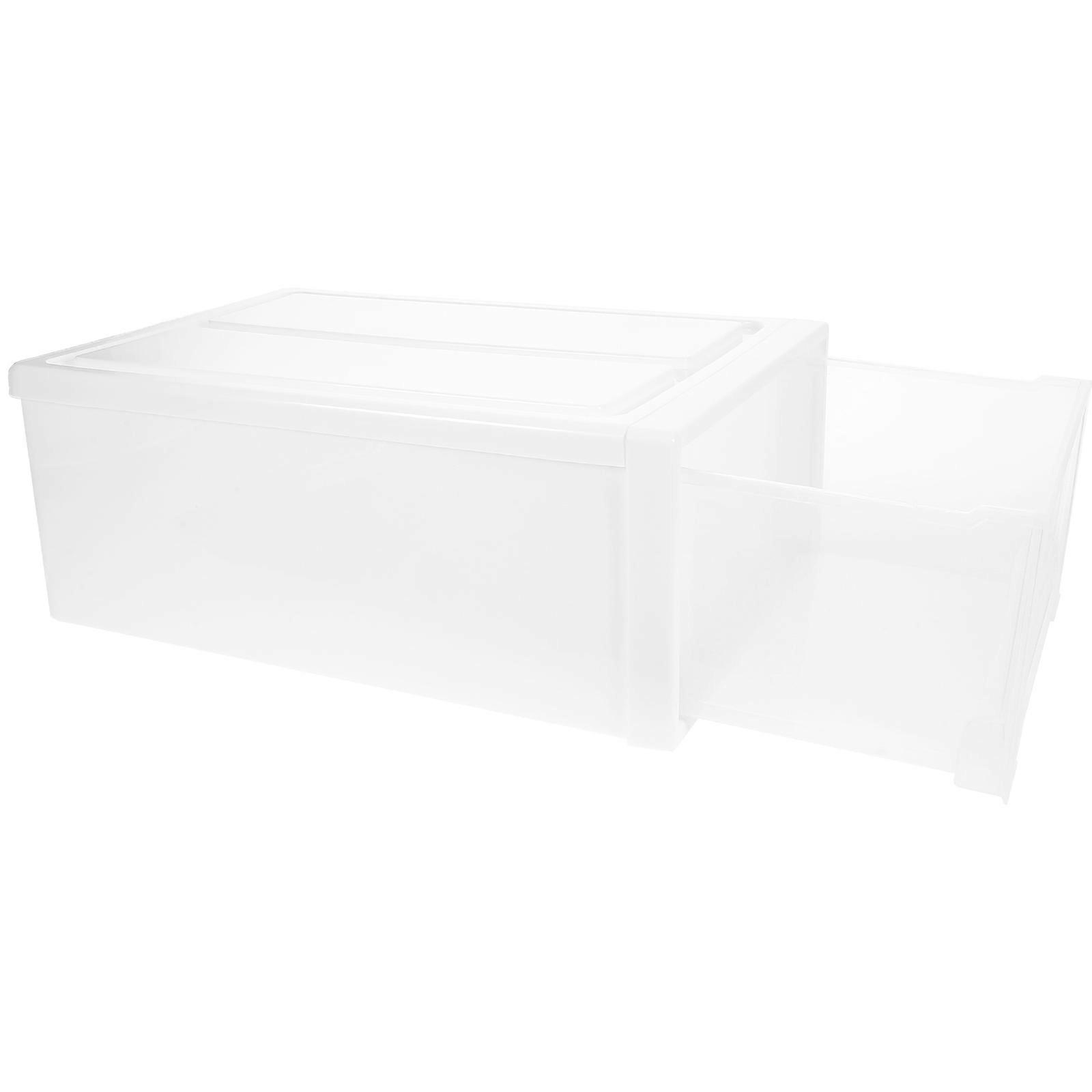 Shoe Containers Clear Sneaker Boxes Stackable Closet Organization Space-saving Access 1Set