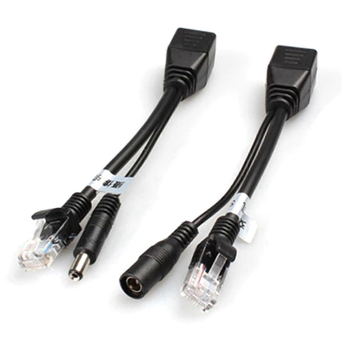 10Pcs(5Pair) POE Splitter POE Switch POE Cable