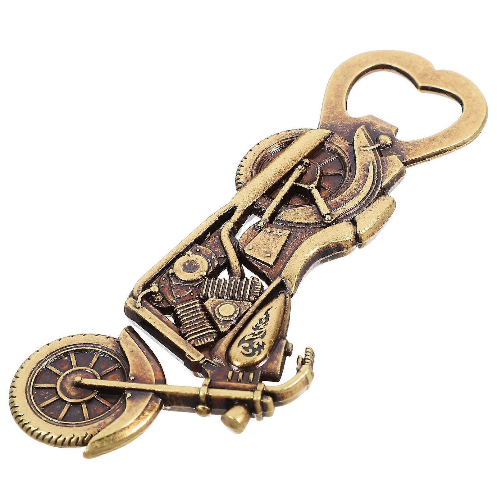 Opener Handheld Opener Zinc Alloy Motorcycle Enthusiasts Home Use 1Set