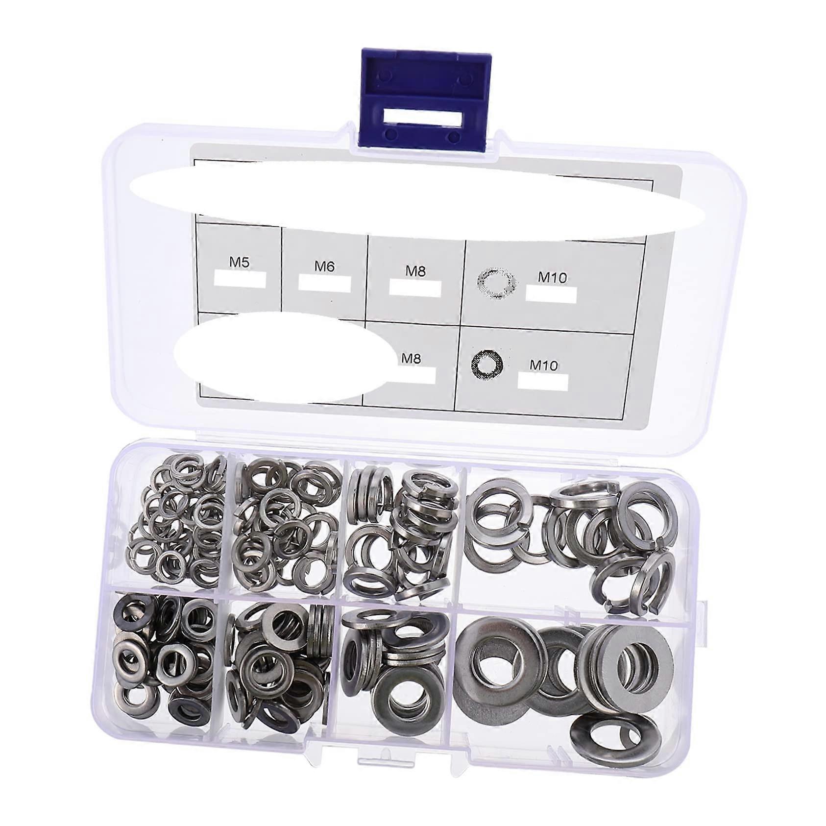 200 pieces washers flat spring washers corrosionresistant stainless