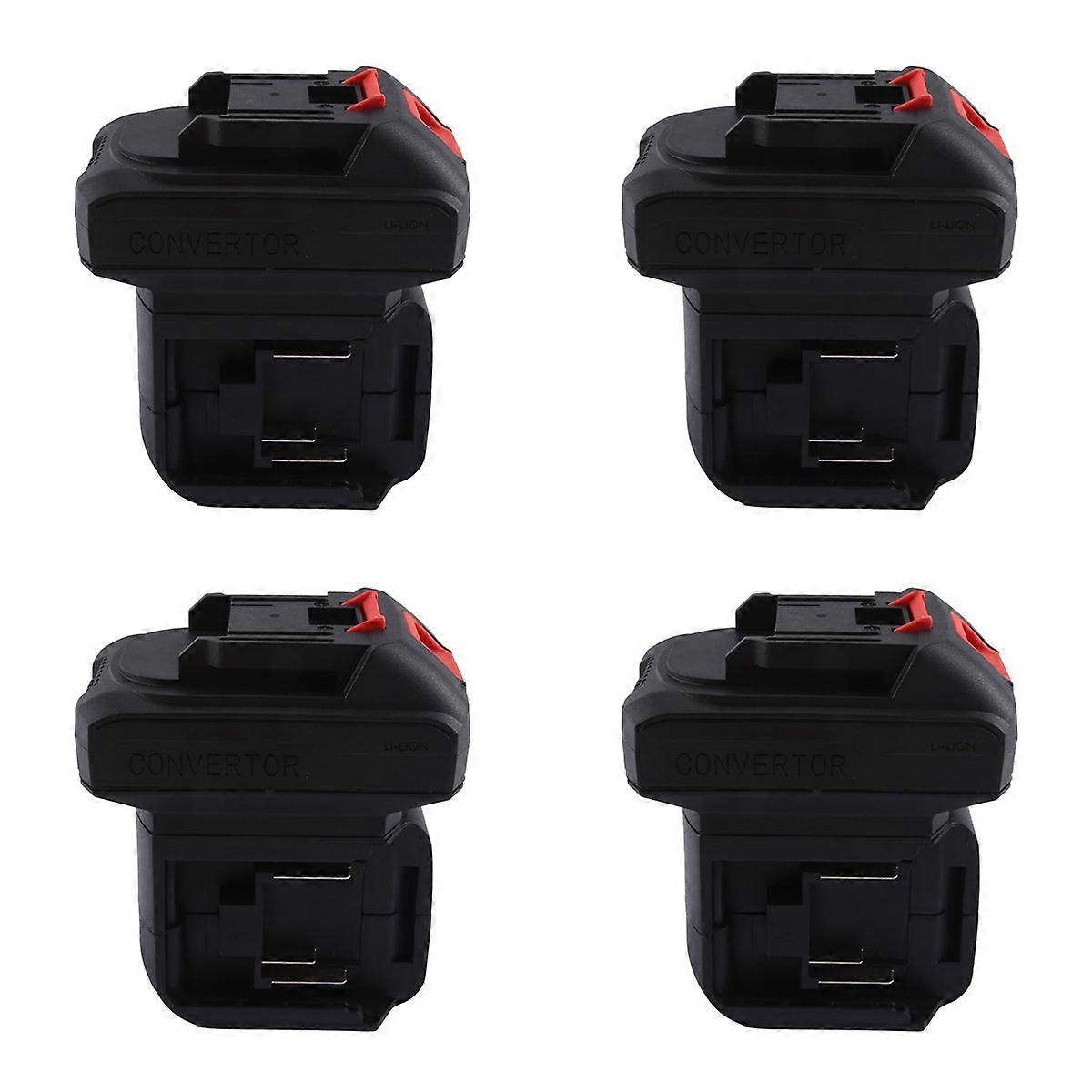 4X 2 in 1 Power Adapter for Electric Impact Drill Wrench Screwdriver Li-Ion Battery Converter