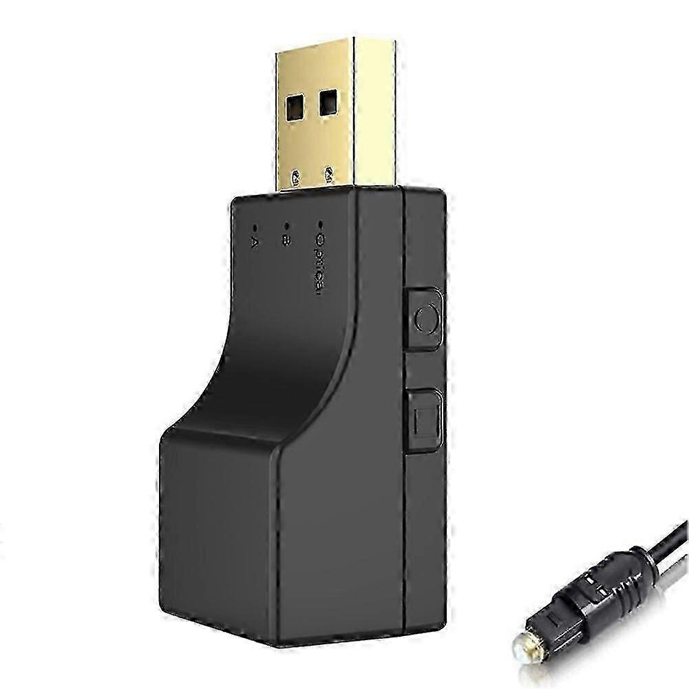 Émetteur Bluetooth + SPDIF 2 en 1 Bluetooth 5.0 o Émetteur Faible Lantency Optique Sans Fil