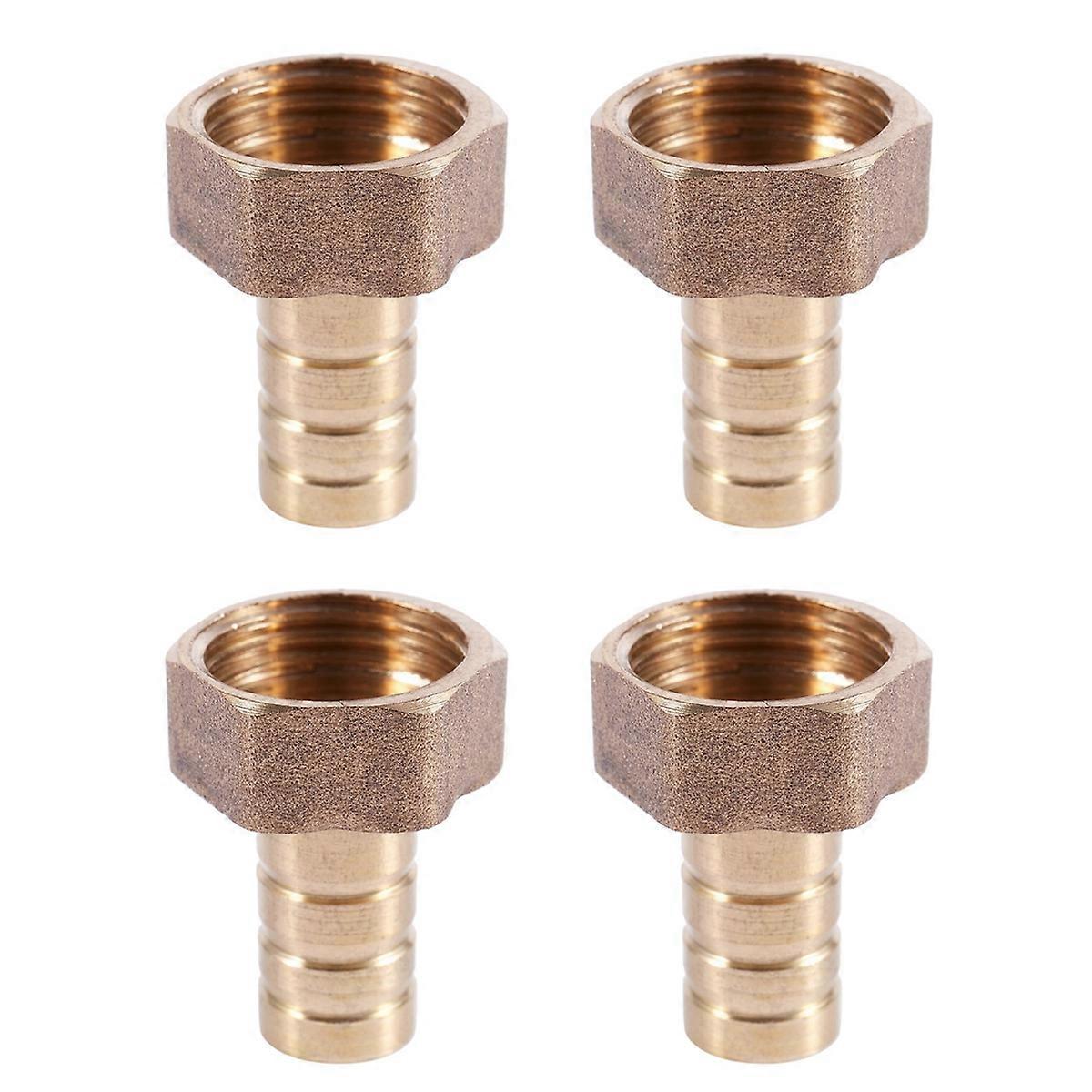 12mm Hose Barb 1/2BSP Female Thread Quick Connector Adapter Gold